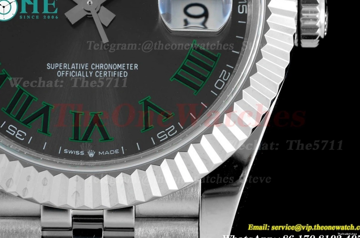 VR3235 SS VRF 41mm Julibee 904L Datejust SS 126334 Rmn Grey 0306
